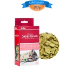 تشویقی بیسکوییتی بایولاین گربه طعم ماهی سالمون حاوی کت نیپ وزن 80 گرم Bioline Catnip Biscuits