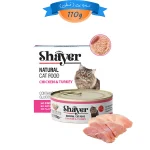 کنسرو گربه شایر طعم مرغ و بوقلمون مدل نچرال وزن 110 گرم Shayer Natural Cat Food