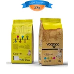 غذای خشک بچه گربه وودو طعم مرغ و ماهی مدل کیتن وزن 2 کیلوگرم voodoo