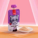 پودینگ گربه ونپی طعم ماهی تن (چینی بنفش) وزن 90 گرم - بسته بندی اورجینال وارداتی - تصویر 3