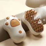 برس شارژی بخاردار سگ و گربه مدل پنجه