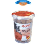 تشویقی سگ دودوتی سطلی بیسکویتی طعم سیب و موز وزن 150 گرم Dudoti Dog Biscuit Apple & Banana