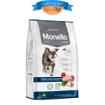غذای خشک سگ مسن عقیم مونلو طعم مرغ و برنج و سبزیجات مدل سنیور وزن 1 کیلوگرم (زیپ کیپ فله) Senior Monello