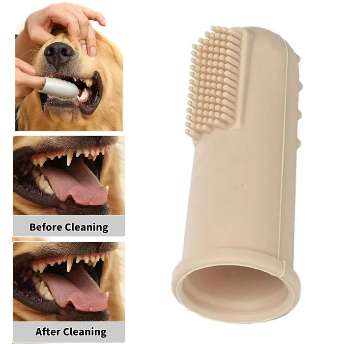 FINGER مسواک انگشتی سگ و گربه جنس سیلیکونی وارداتی