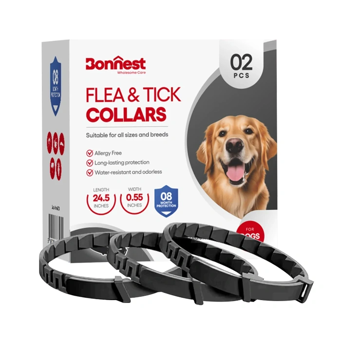 flea-tick-dog-black-bonnest قلاده ضد کک و کنه سگ بونست
