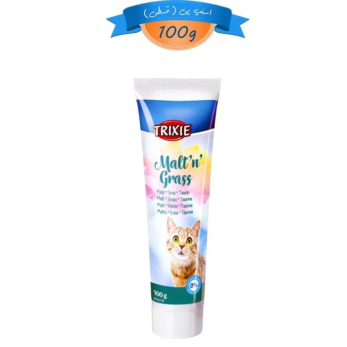 malt-Gras-taurin.jpg مالت گربه تریکسی طعم علف گربه حاوی تائورین