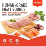تشویقی گربه ونپی طعم ماهی سالمون مدل کرانچی مغزدار وزن 60 گرم Wanpy Crunchy Pockets Salmon - Image 3