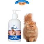 ماسک مو و ضدگره گربه زیپک مدل 3 در 1 وزن 200 گرم Zipak Mask