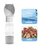 ظرف آب و غذا همراه سگ و گربه مدل قمقمه ای سر گربه Pet Water Cup - Image 5