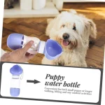ظرف و قمقمه آب و غذا سگ و گربه پرتابل ابری ظرفیت 360 میلی لیتر Cloud Portable Water Bottle - Image 2