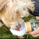 ظرف و قمقمه آب و غذا سگ و گربه پرتابل ابری ظرفیت 360 میلی لیتر Cloud Portable Water Bottle - Image 3