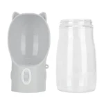 ظرف آب همراه سگ و گربه مدل قمقمه ای سر گربه ظرفیت 380 میلی لیتر Pet Water Cup - Image 3
