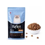 غذای خشک گربه بالغ رفلکس طعم ماهی سالمون پلاس مدل هیربال وزن 1/5 کیلوگرم Reflex Hairball Salmon - Image 2