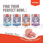 کنسرو گربه ونپی طعم ماهی تن مدل پته ای وزن 400 گرم Wanpy Cat Tuna - Image 4