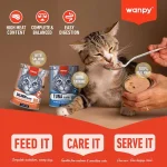 کنسرو گربه ونپی طعم ماهی تن مدل پته ای وزن 400 گرم Wanpy Cat Tuna - Image 2