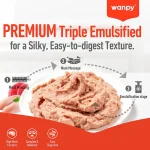 کنسرو گربه ونپی طعم ماهی تن مدل پته ای وزن 400 گرم Wanpy Cat Tuna - Image 3