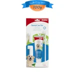 ست خمیر دندان و مسواک سگ بایولاین طعم نعنا وزن 100 گرم Bioline toothpaste with Mint