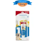 ست خمیر دندان و مسواک سگ بایولاین طعم پرتقال وزن 100 گرم Bioline toothpaste with Orange Flavor