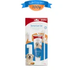 ست خمیر دندان مسواک سگ بایولاین طعم مرغ وزن 100گرم Bioline toothpaste with Chicken Flavor