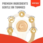 بستنی قاشقی گربه ونپی طعم ماهی سالمون وزن 16 گرم تکی Wanpy Lickable Cream - Image 2