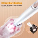 موزر سگ و گربه LED دار شارژی مدل تیگار ابعاد 16x3 سانتی متر - Image 4