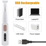 موزر سگ و گربه LED دار شارژی مدل تیگار ابعاد 16x3 سانتی متر - Image 8