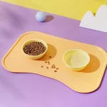 زیرانداز و مت سگ و گربه (زیر بشقابی) جنس سیلیکون با کیفیت ضد آب ابعاد 45x30 سانتی متر - Image 3