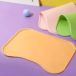 زیرانداز و مت سگ و گربه (زیر بشقابی) جنس سیلیکون با کیفیت ضد آب ابعاد 45x30 سانتی متر - Image 7