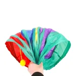 اسباب بازی تونل گربه دارای 3 راه رنگین کمانی ابعاد 80x30 سانتی متر - Image 5