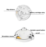 اسباب بازی گربه اتوماتیک دارای صفحه و موش چرخان ابعاد 30x30 سانتی متر Dougez Electric Puzzle Catch Mouse - Image 5