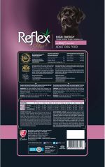 غذای خشک سگ بالغ رفلکس پلاس مدل های انرژی طعم گوشت گاو وزن 3 کیلوگرم Reflex Plus Adult High Energy - Image 2