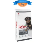 غذای خشک توله سگ رفلکس مدل پاپی طعم بره و برنج وزن 3 کیلوگرم Reflex Dog Puppy