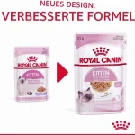 پوچ بچه گربه رویال کنین طعم مرغ در ژله مدل کیتن وزن 85 گرم Royal Canin Kitten in Jelly - Image 2