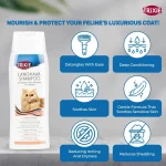 شامپو تریکسی مخصوص گربه های موبلند و پرشین وزن 250 میلی لیتر Trixie Lang Hair Shampoo - تصویر 3