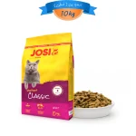 غذای خشک گربه عقیم جوسی کت مدل کلاسیک طعم سالمون و مرغ وزن 10 کیلوگرم Josicat Classic Sterilised