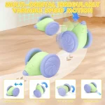 اسباب بازی رباتیک و هوشمند گربه مدل موش با دم و بینی LED دار ابعاد 9x5/5 سانتی متر - تصویر 5