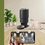 ظرف غذا اتوماتیک گربه و سگ مدل PF09 ظرفیت 5 کیلوگرم (وارداتی) کد 106387 Round Tower - تصویر 2