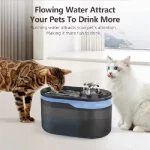 آبخوری اتوماتیک گربه مدل wf006 ظرفیت 2.8 لیتر کد 106382 Automatic Pet Water Fountain - تصویر 2