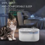 آبخوری اتوماتیک گربه مدل wf006 ظرفیت 2.8 لیتر کد 106382 Automatic Pet Water Fountain - تصویر 4